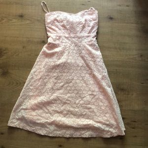 Light pink lace dress